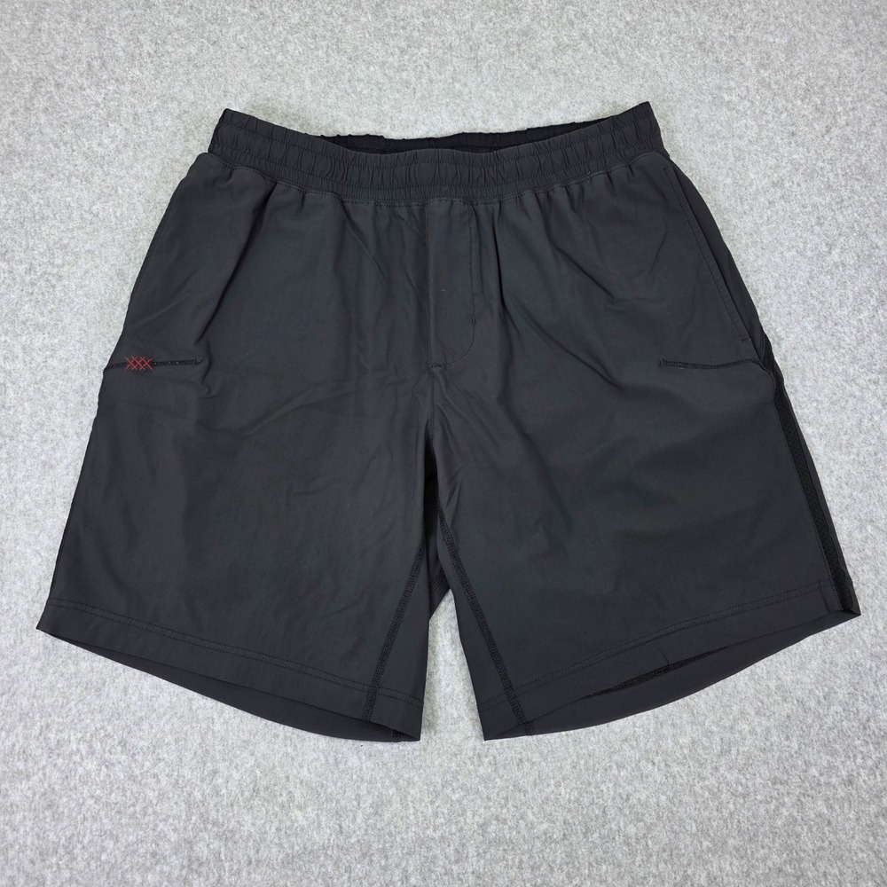 Rhone Mako Mens 32 x 9' Lined Shorts Black Training‎ Gym Athletic Workout 2-in-1